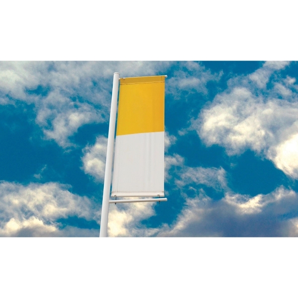 Semi-Stock 2 Color Horizontal Attention Flag 2