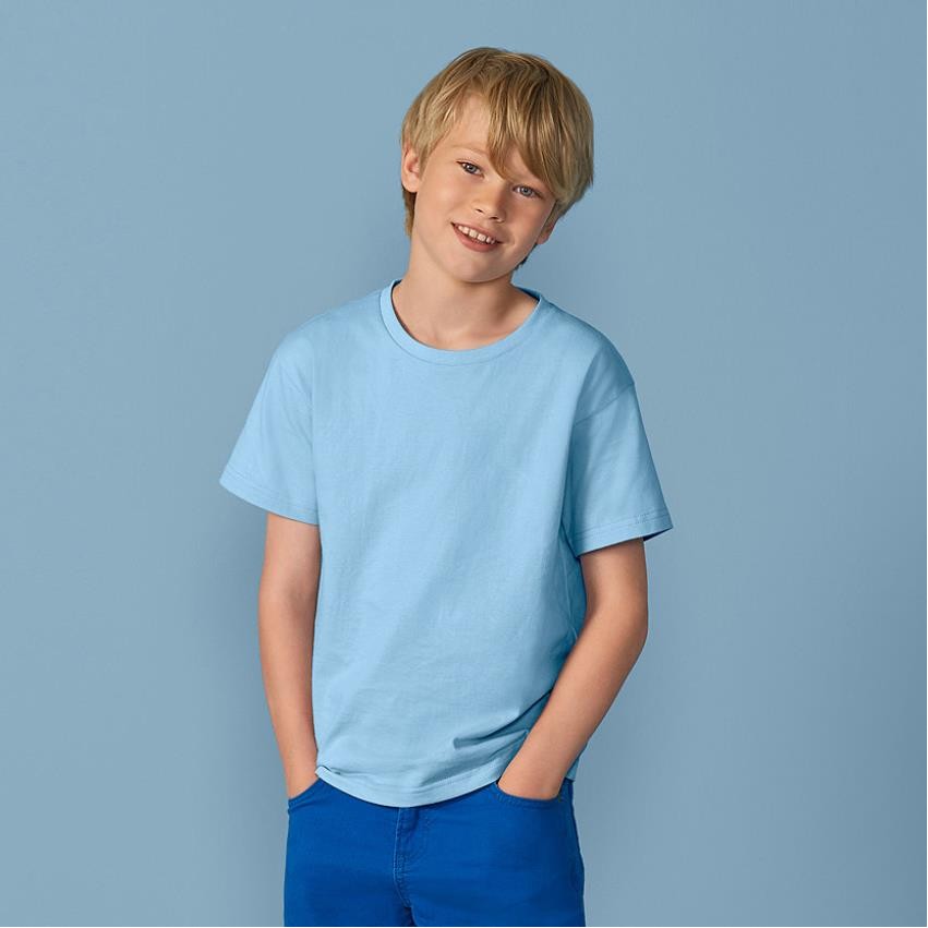 Child cotton combed T-shirts Stock 3