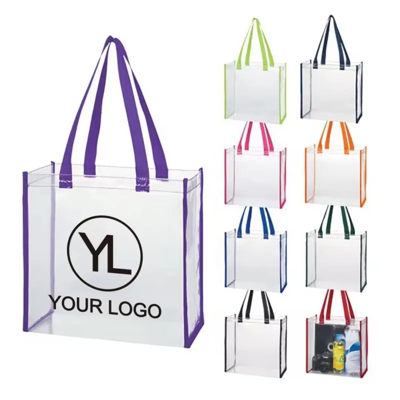 Classic Clear Stadium Tote Bag - Ocean 7
