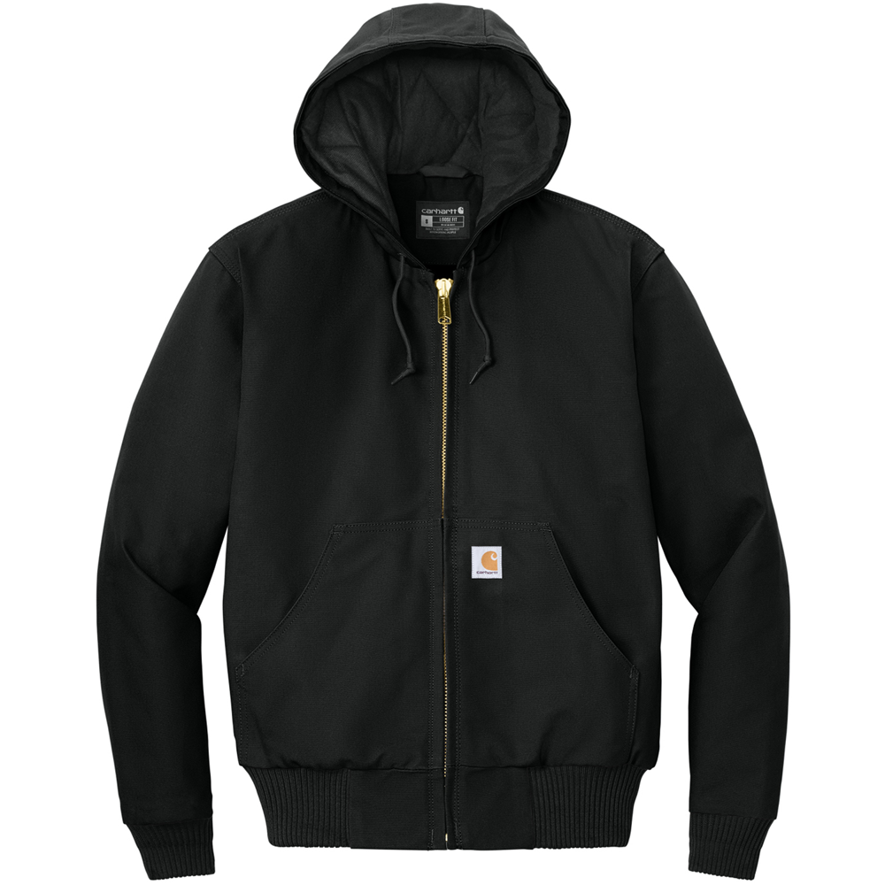 Carhartt® Tall Quilted-Flannel-Lined Duck Active Jac
