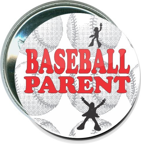 Baseball Parent, Baseball Button 1