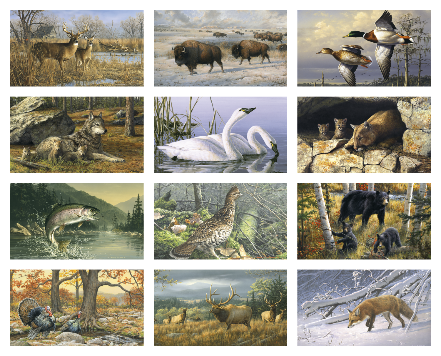 Triumph® Calendars Wildlife Art by the Hautman Brothers Calendar 38