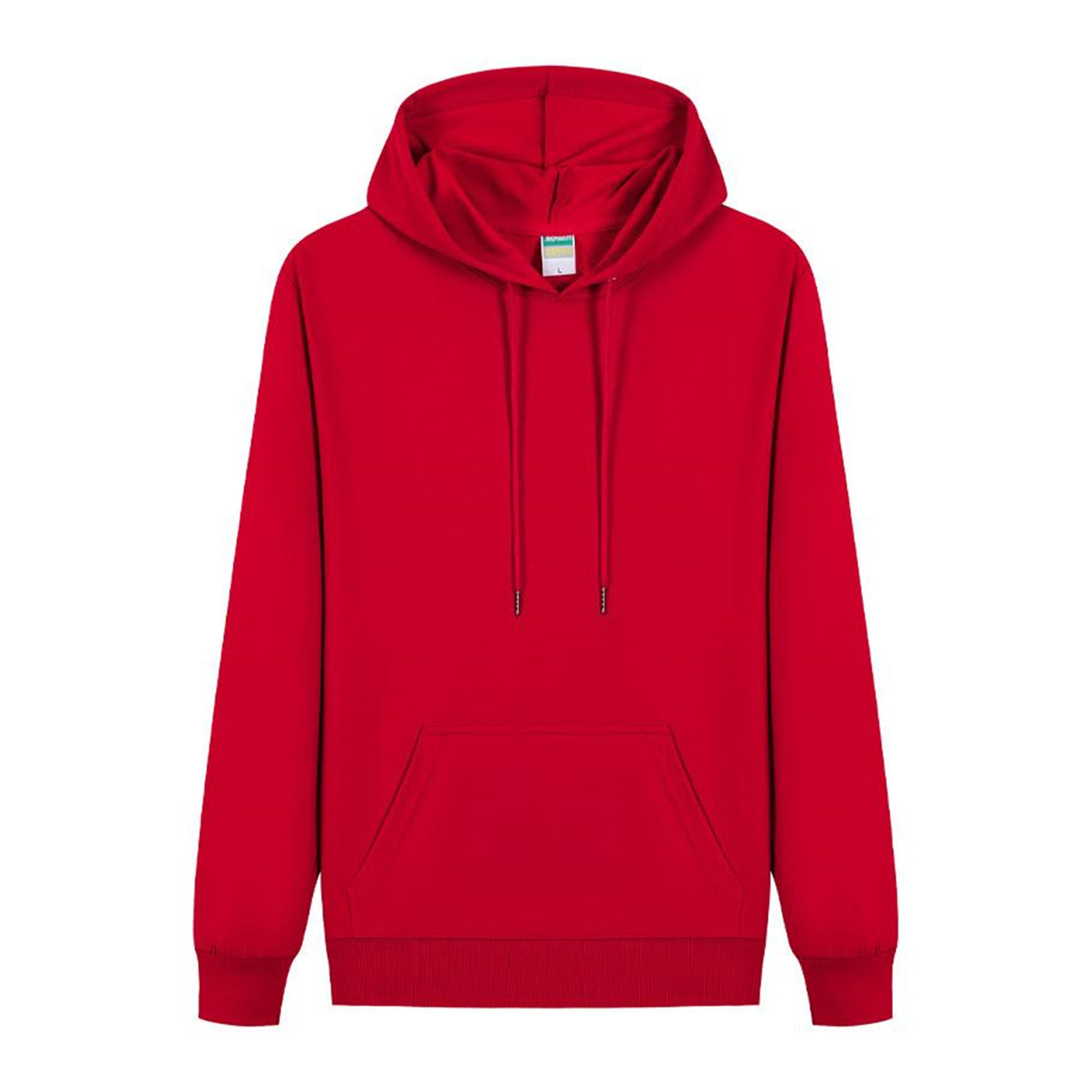Solid Fleece Hooded Sweatshirt, custom hoodie or sweatshirt with logo imprint 7