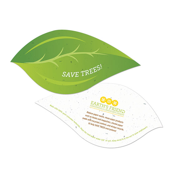 Save Trees Plantable Leaf Shapes 2