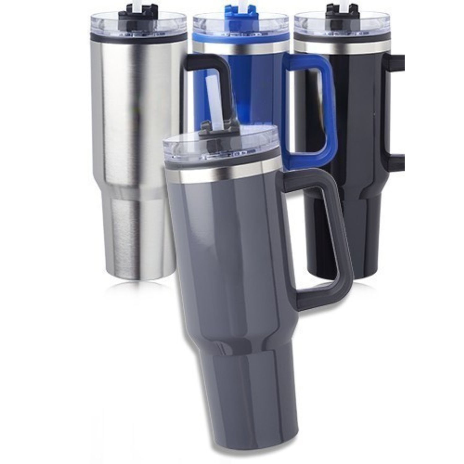 Stainless Steel Travel Tumbler with Straw, 40 oz. 3