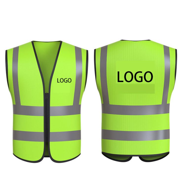 High Visibility Safety Vest with Reflective Strips 2