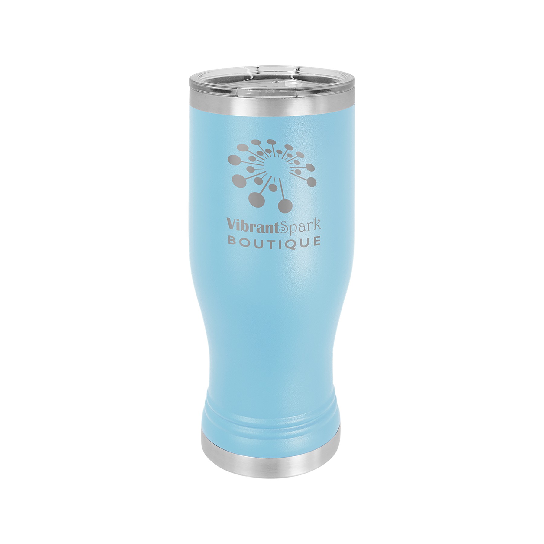 Polar Camel 20oz Stainless Steel Pilsner w/ Clear Lid 11