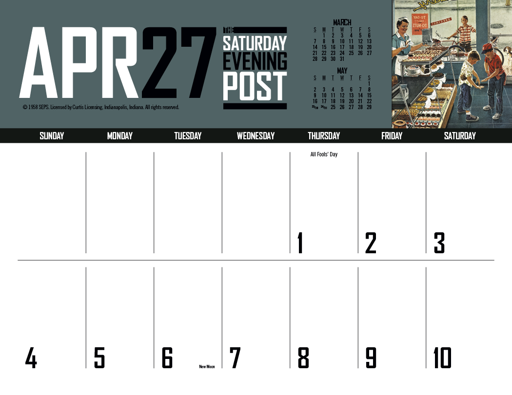 Triumph® Calendars Big Block Memo 82