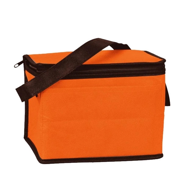 Portable 6 Can Pack Insulated Non Woven Cooler Bag 7