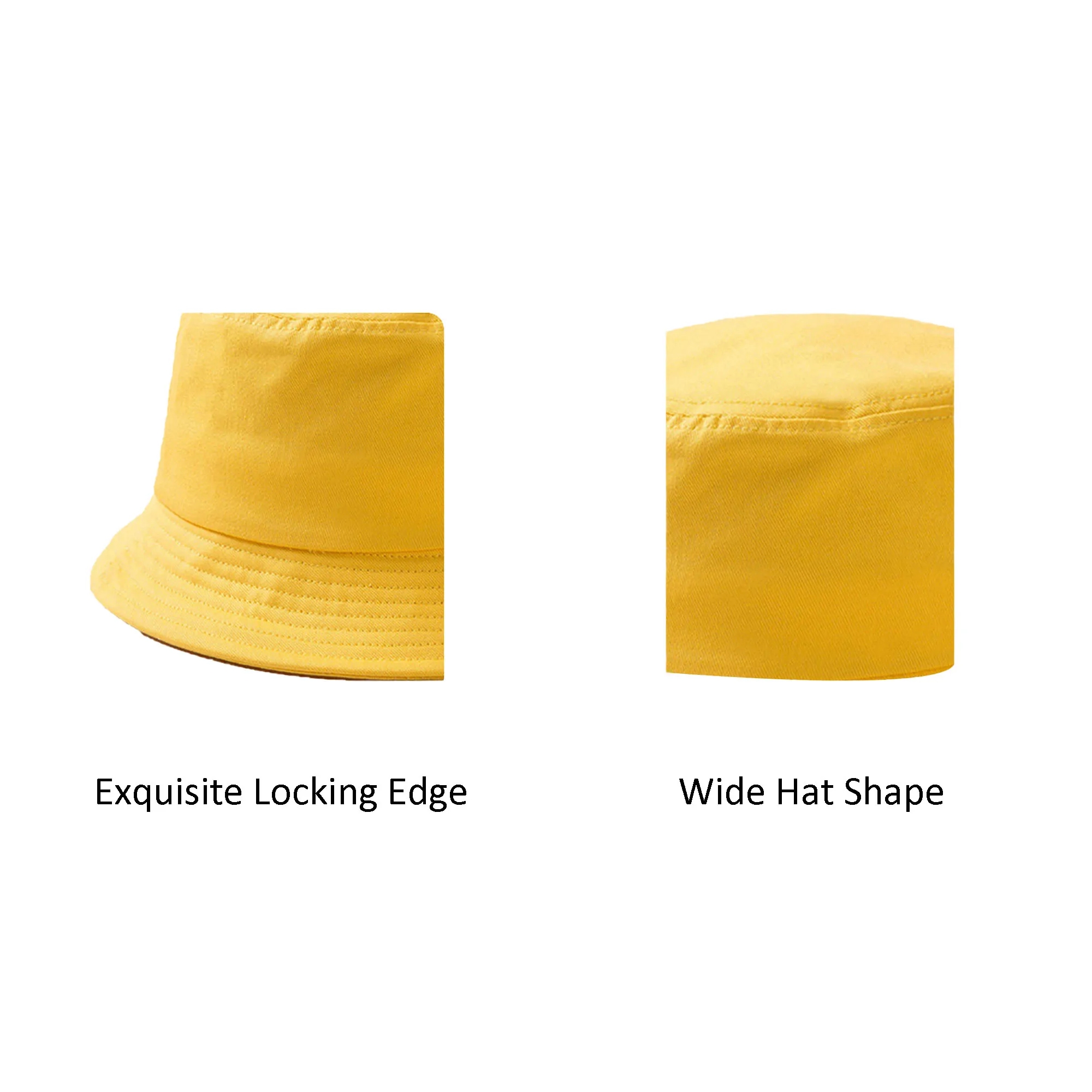100% Cotton Bucket Hat 24"L x 4"W x 3"H MOQ 10 11