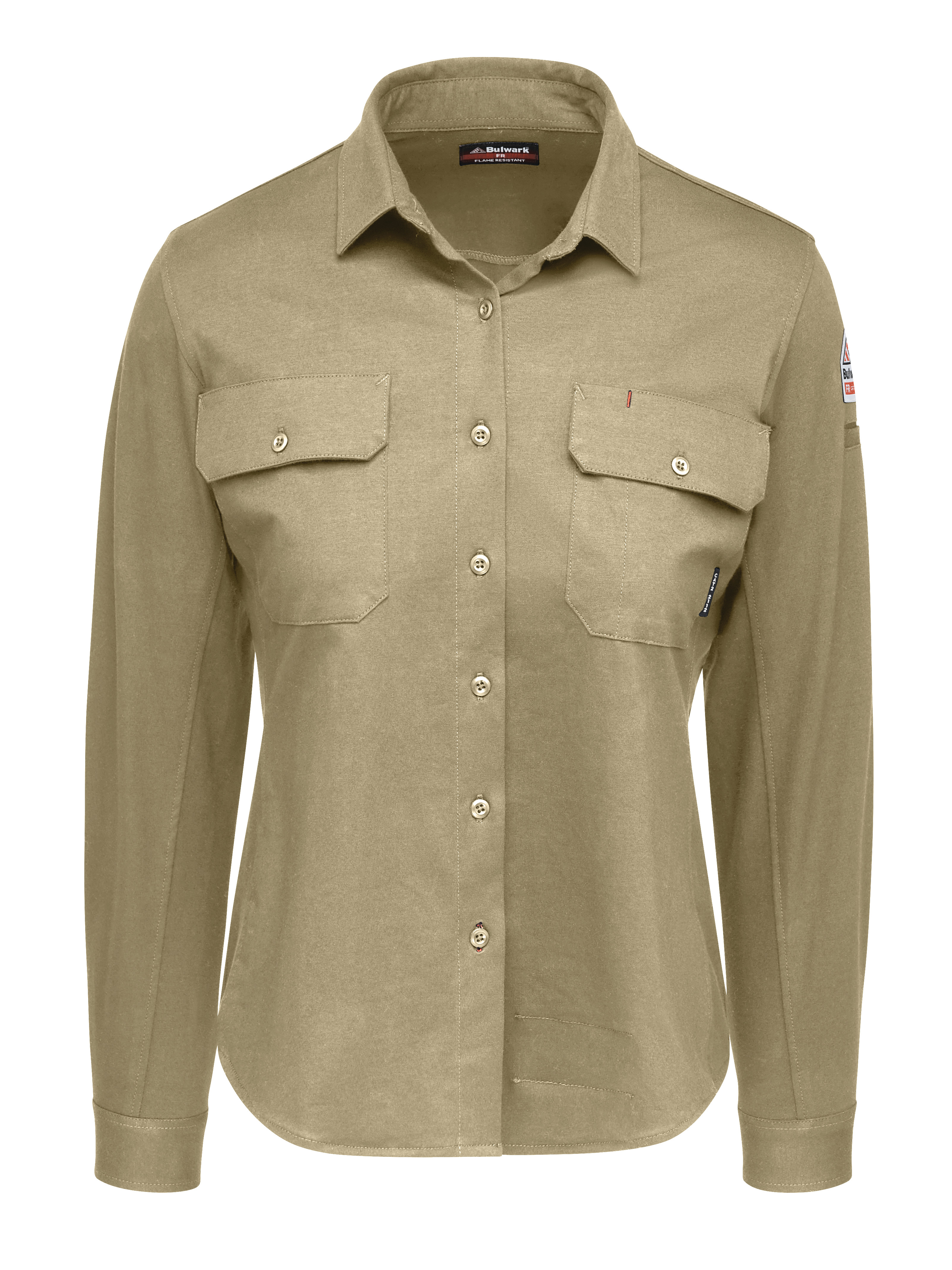 Bulwark® Women's Flex Knit Button Down Shirt 3