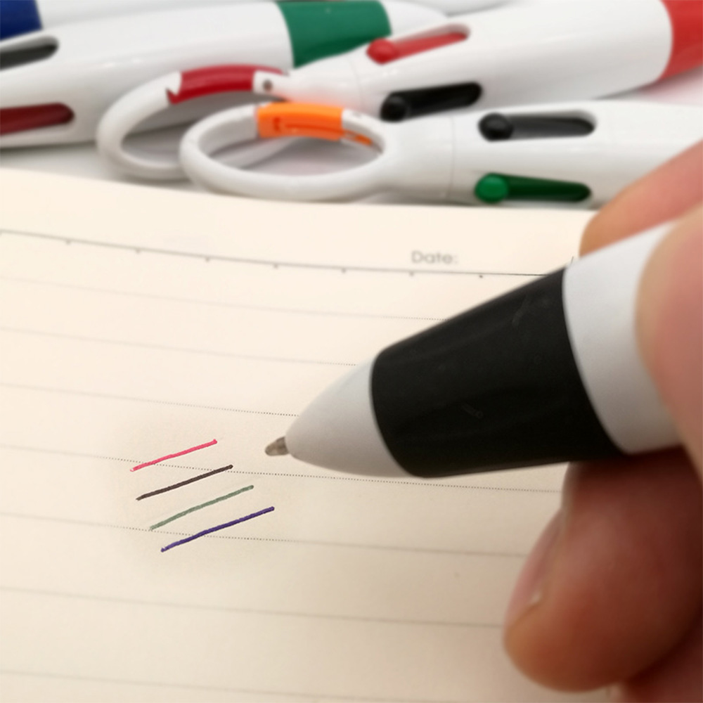 1.0mm Colorful ballpoint pen carabiner key ring 7