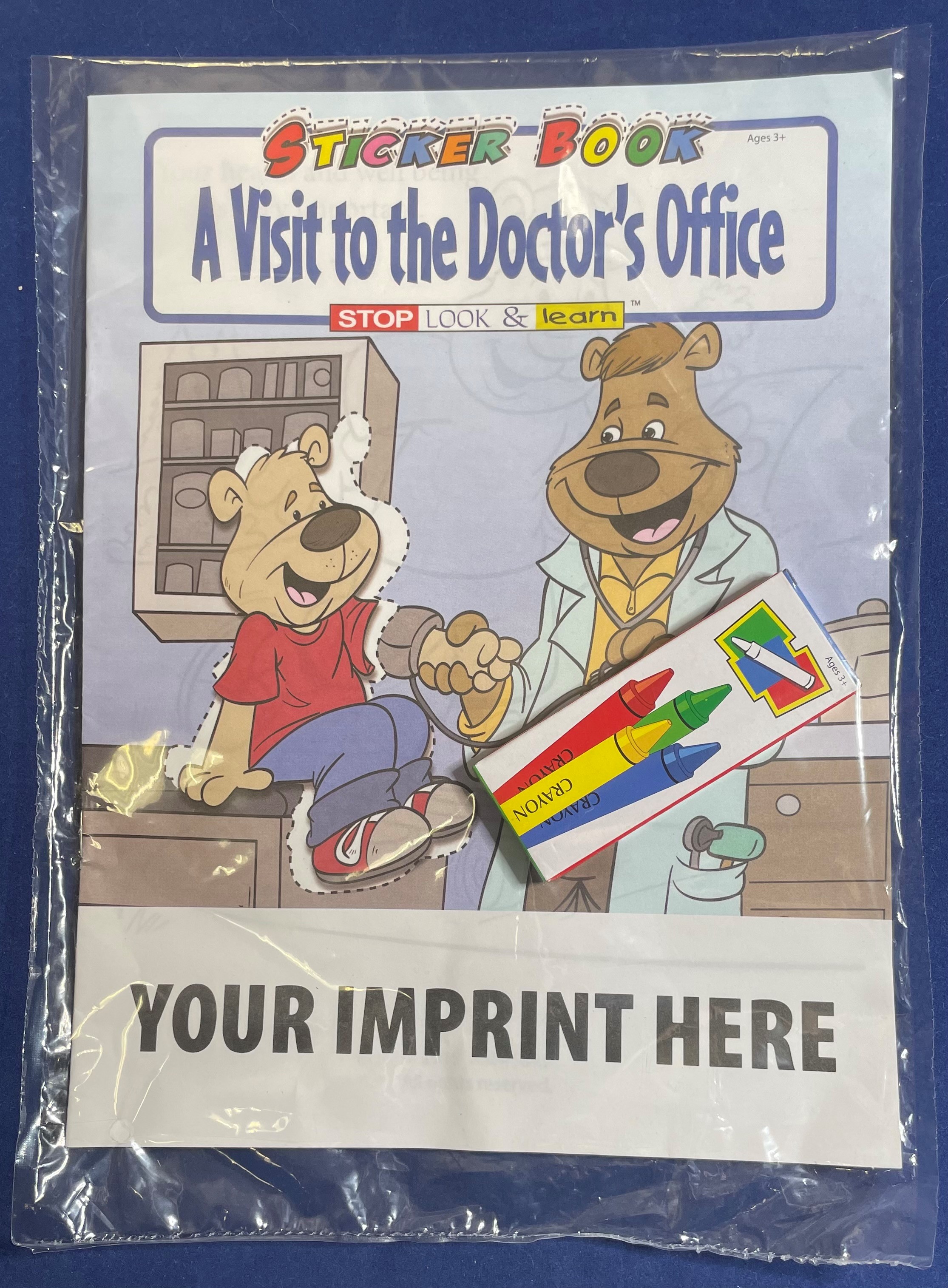 STICKER BOOK SET - A Visit to the Doctor's Office Sticker Book Fun Pack 5