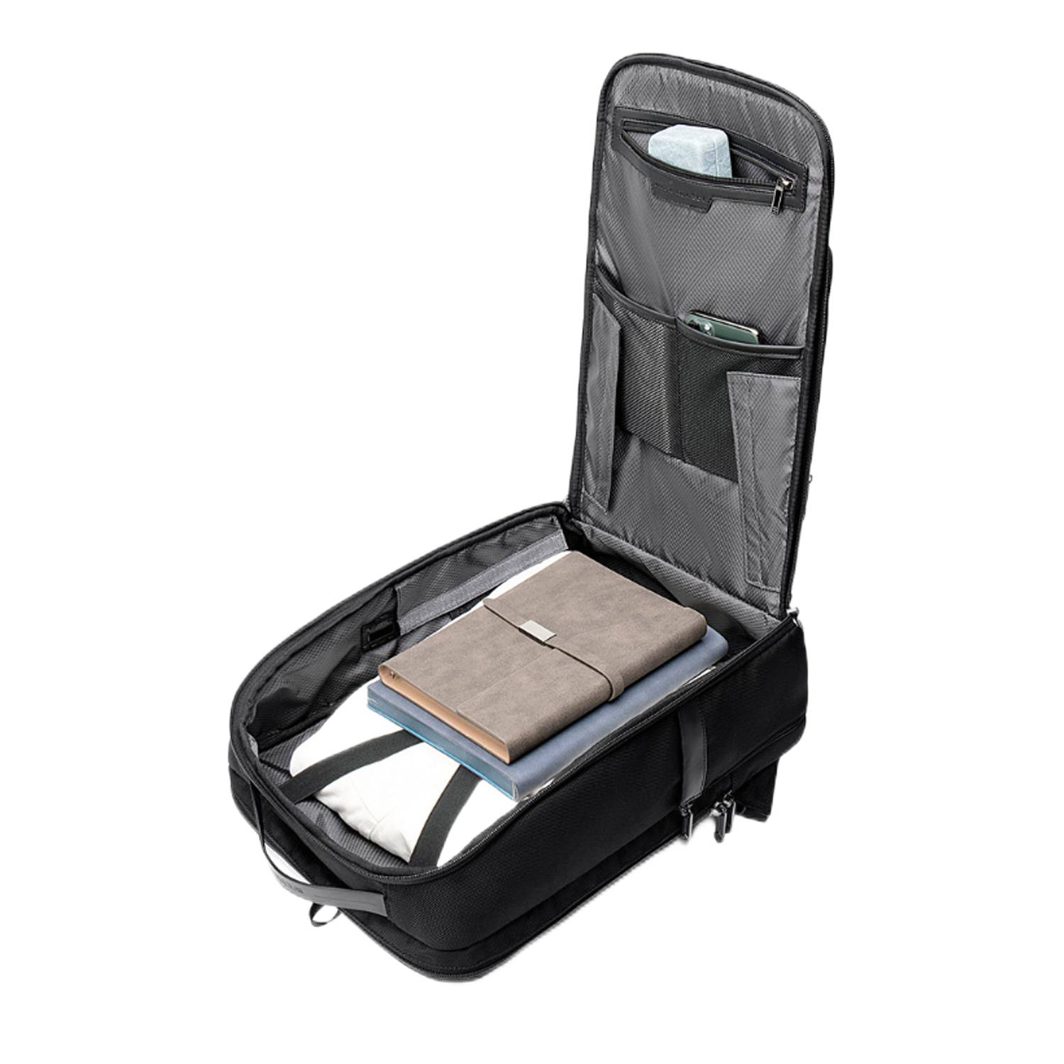 Waterproof Polyester Backpack With Usb Charging Port 2