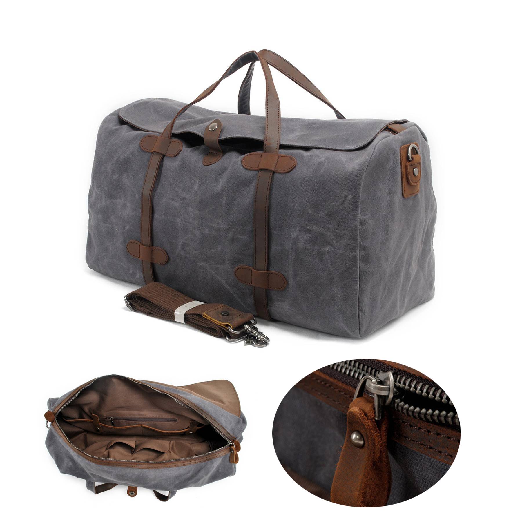 Canvas Waterproof Wearable Duffel bag 1