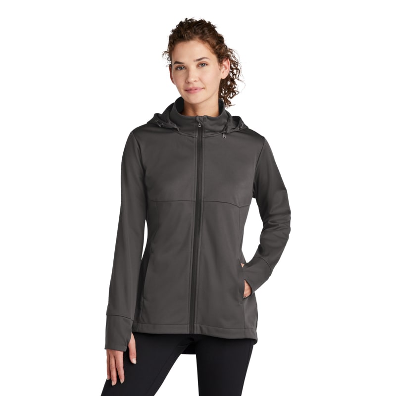 Sport-Tek Women's Hooded Soft Shell Jacket 4