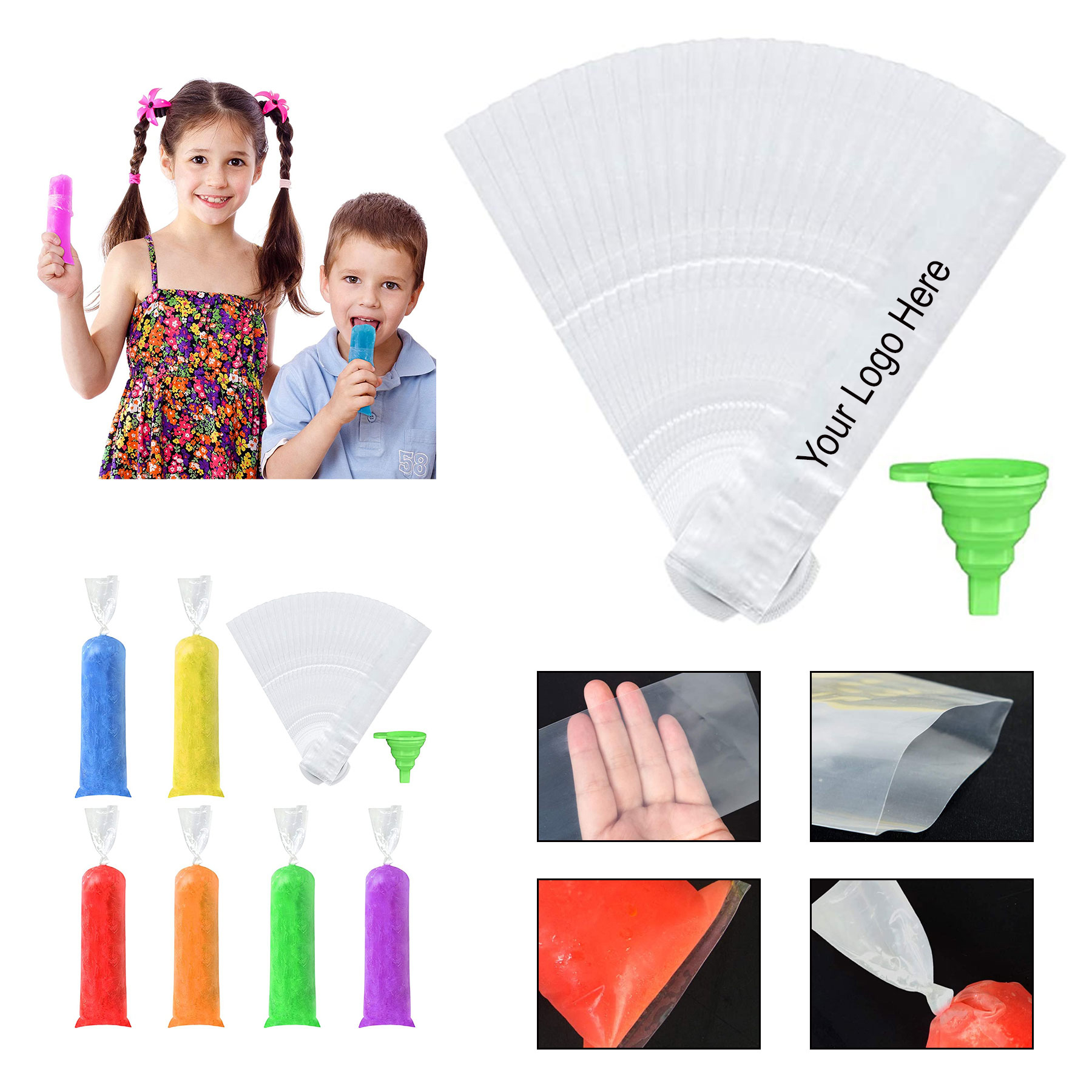 Disposable Ice Popsicle Mold Bag 2