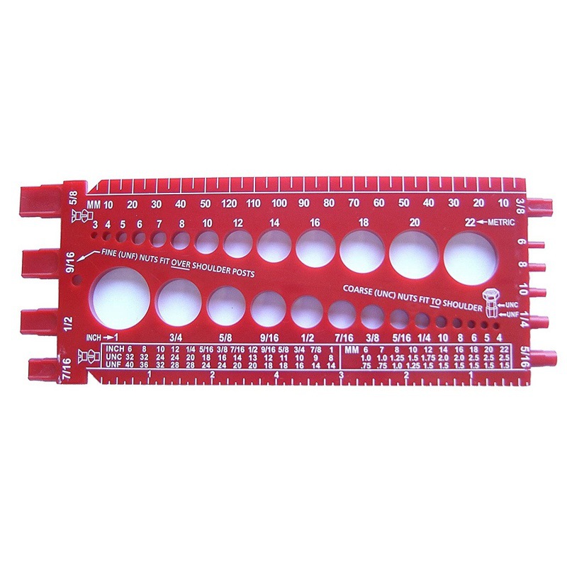 Nut Bolt Thread Screw Size Gauge Standard 3