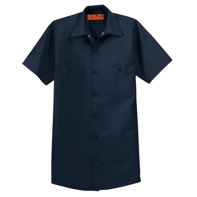Red Kap Long Size, Short Sleeve Industrial Work Shirt. 2