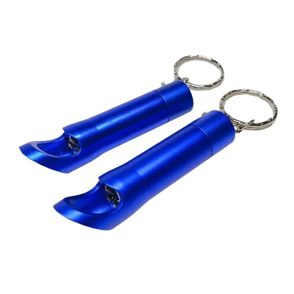 LED Flashlight Mini Pocket Keychain - Small Bottle Opener 2