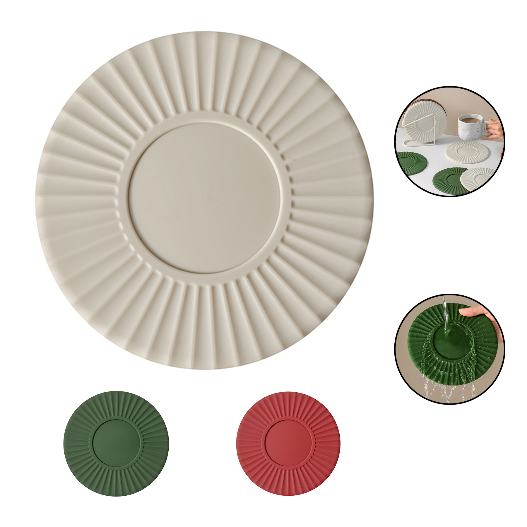 Silicone Coasters For Tabletop Protection 3