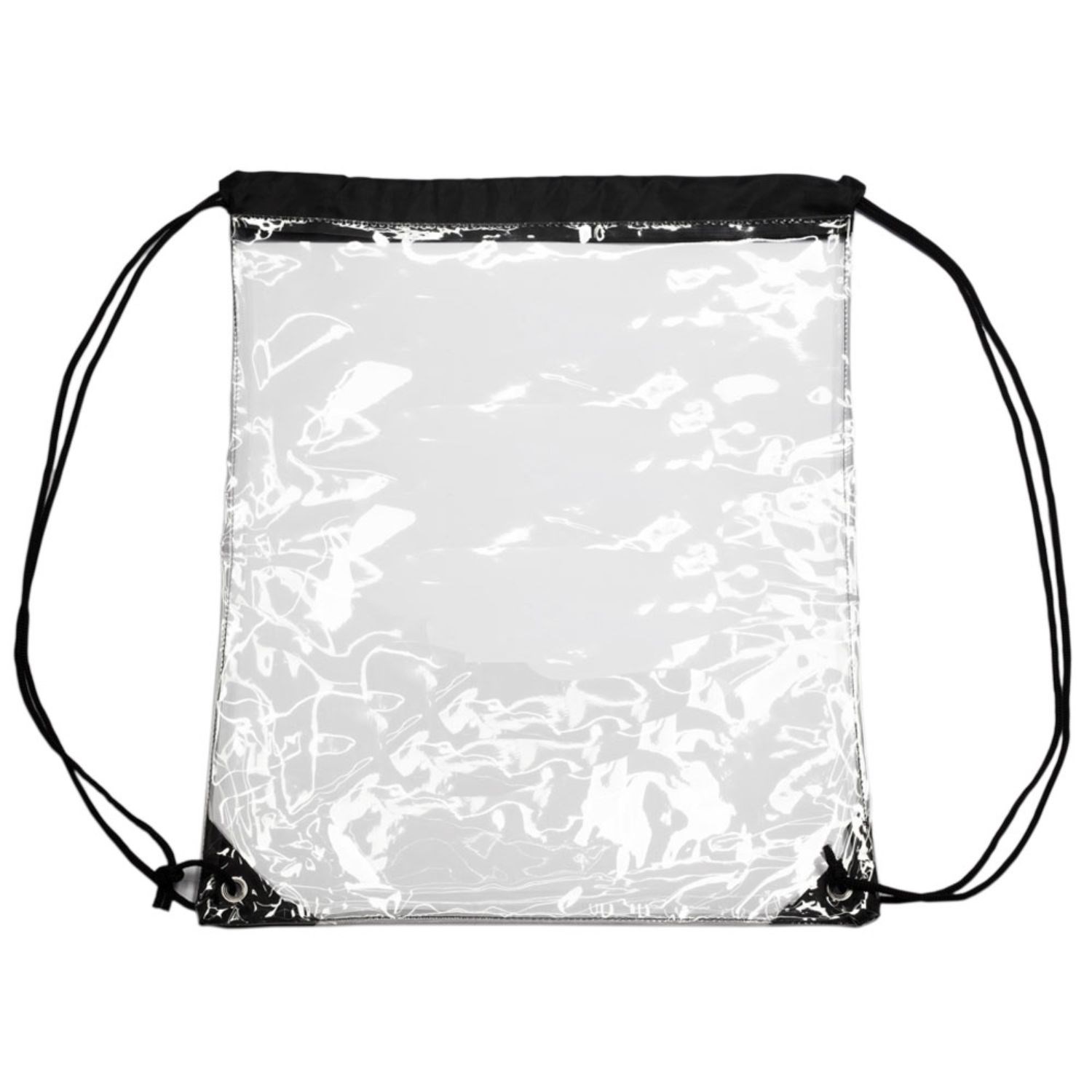 Clear Cinch Up Bag Drawstring Plastic Backpacks 6