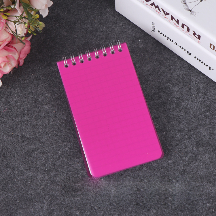 Waterproof Paper Notebook w/ Cover Top-Spiral Memo Book 5