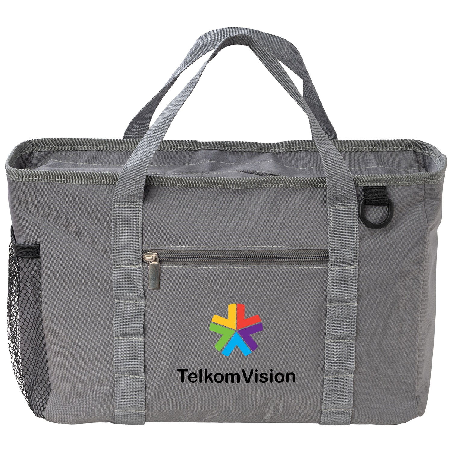Soft Pack Insulated Cooler Lunch Bag with Zipper Pockets 2