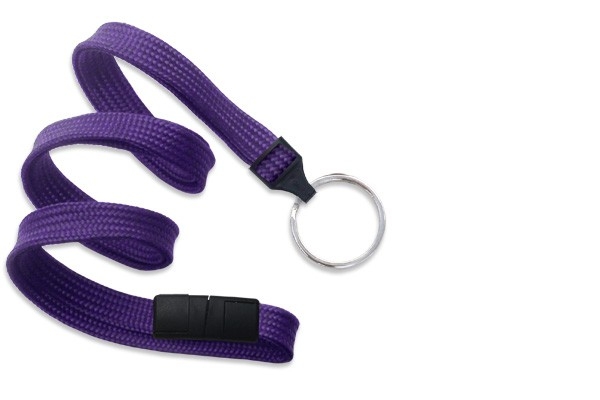 3/8" Bamboo Lanyard with Breakaway (Plastic J-Hook) 42
