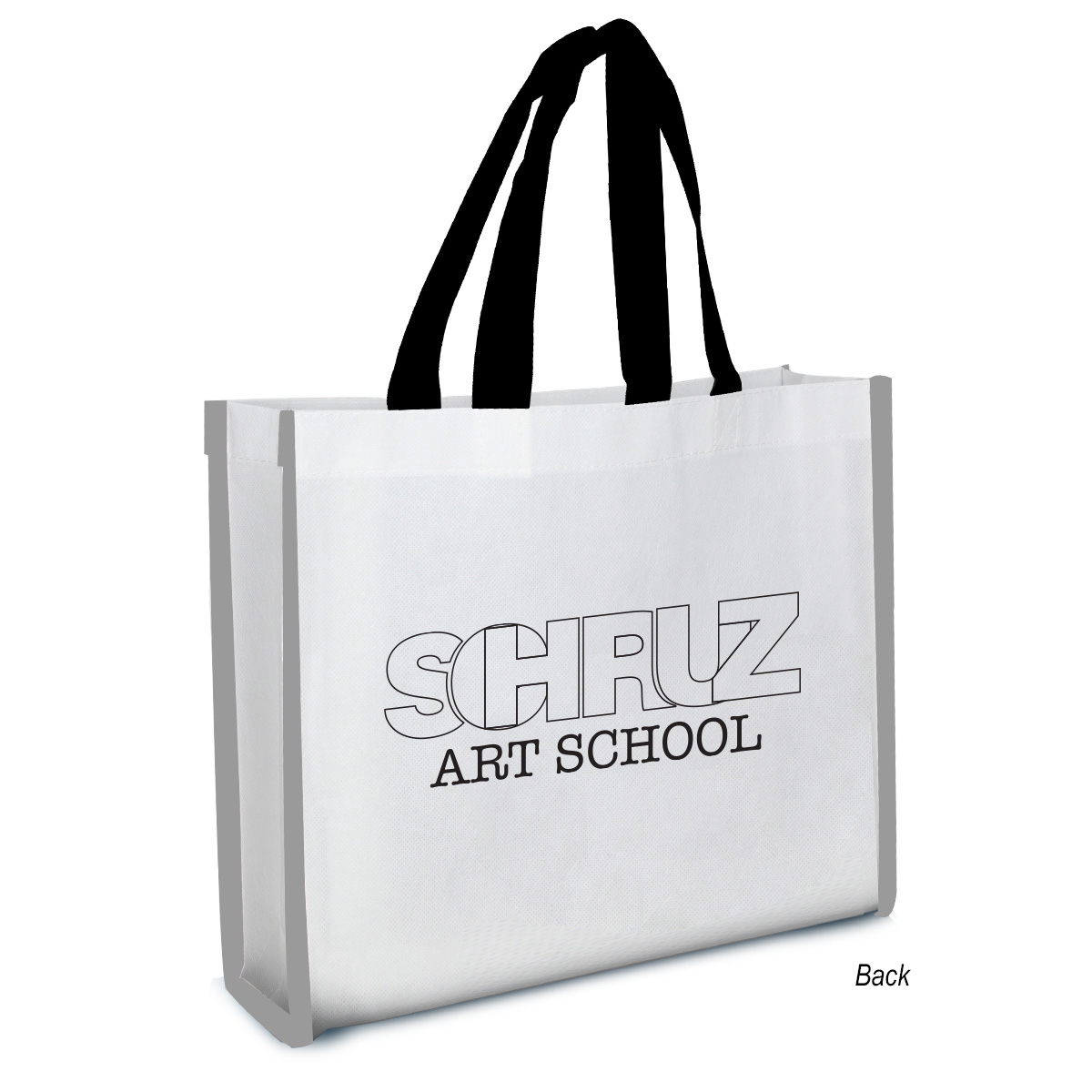 Reflective Non-Woven Coloring Tote Bag With Crayons 3