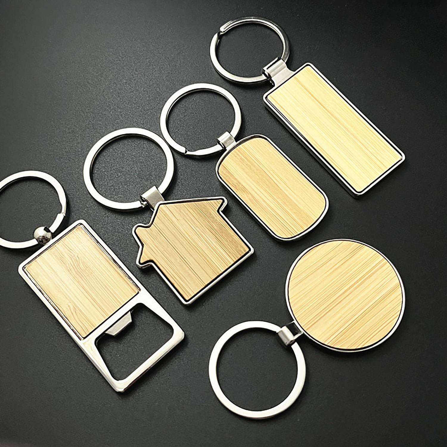 Custom Satin Metal Key Chain w/ box 6