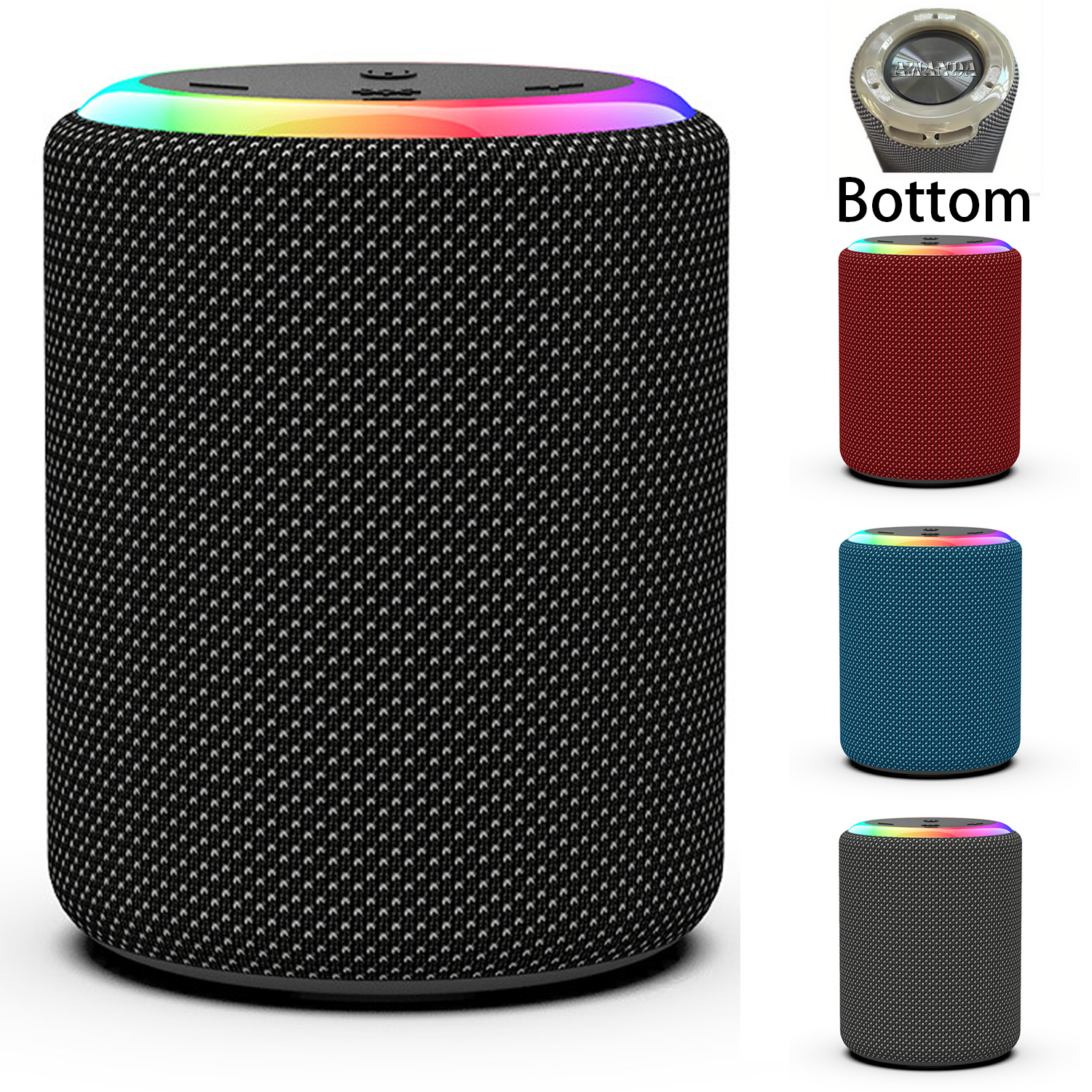 Outdoor Waterproof Mini Cylinder Bluetooth Speaker 2