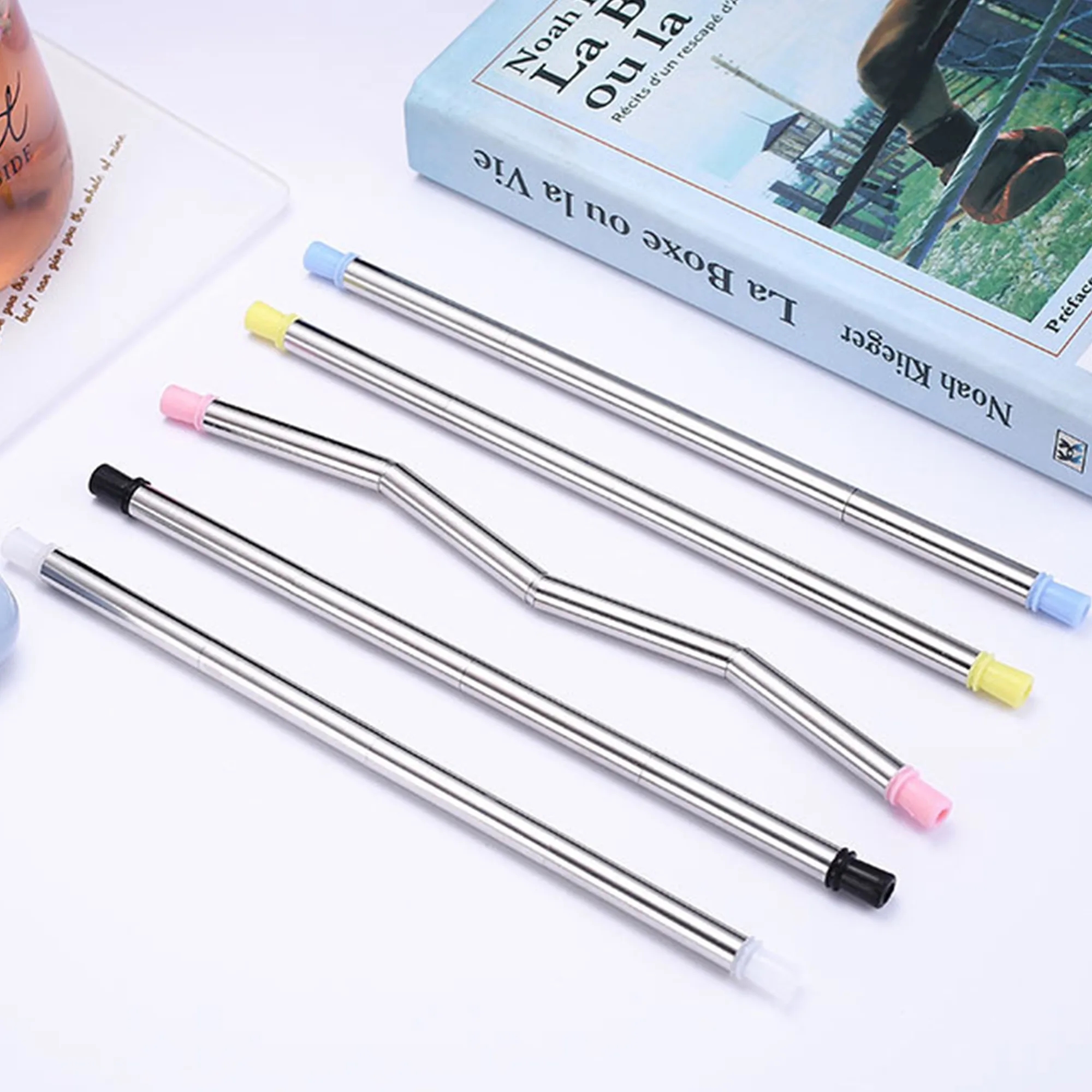 Stainless Steel Folding Straw 4