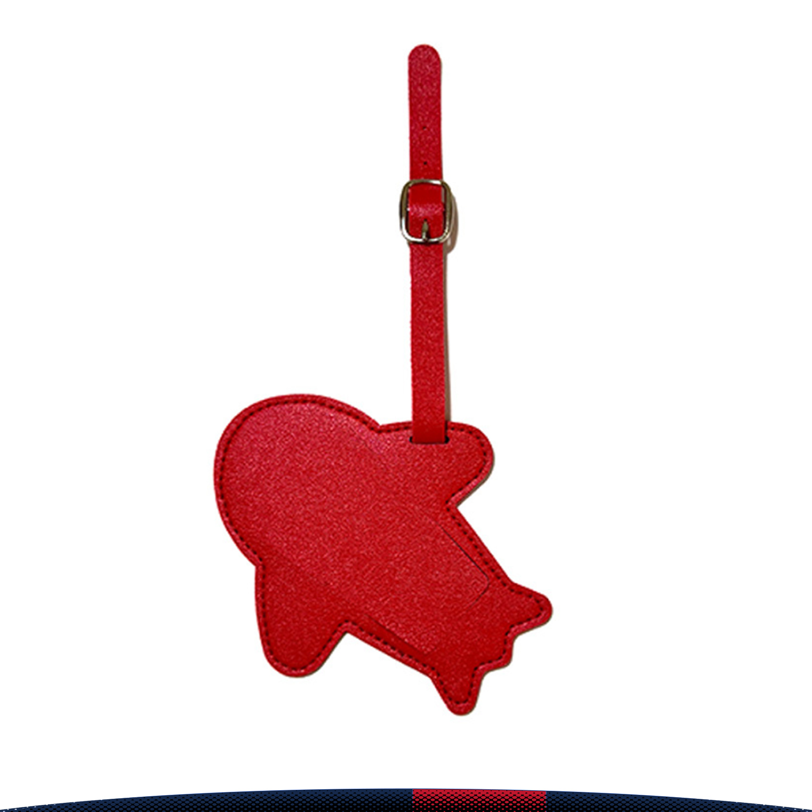 Jibblet Airplane-Shaped PU Leather Luggage Tag 12