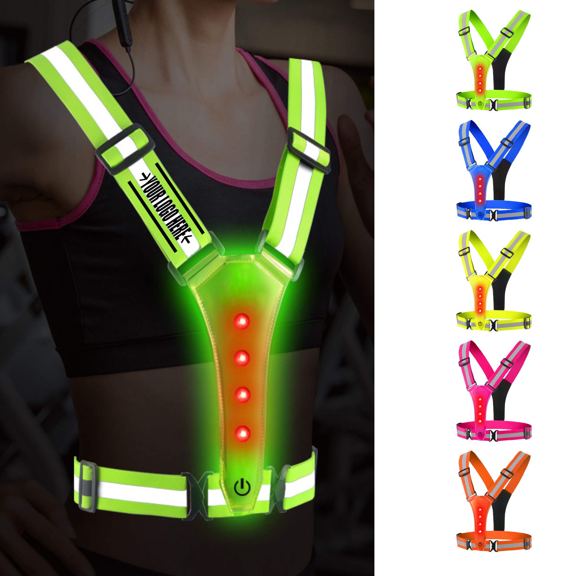 LED Reflective Safety Vest 1