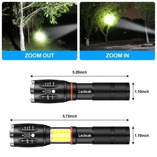 LED Tactical COB Flashlight 7