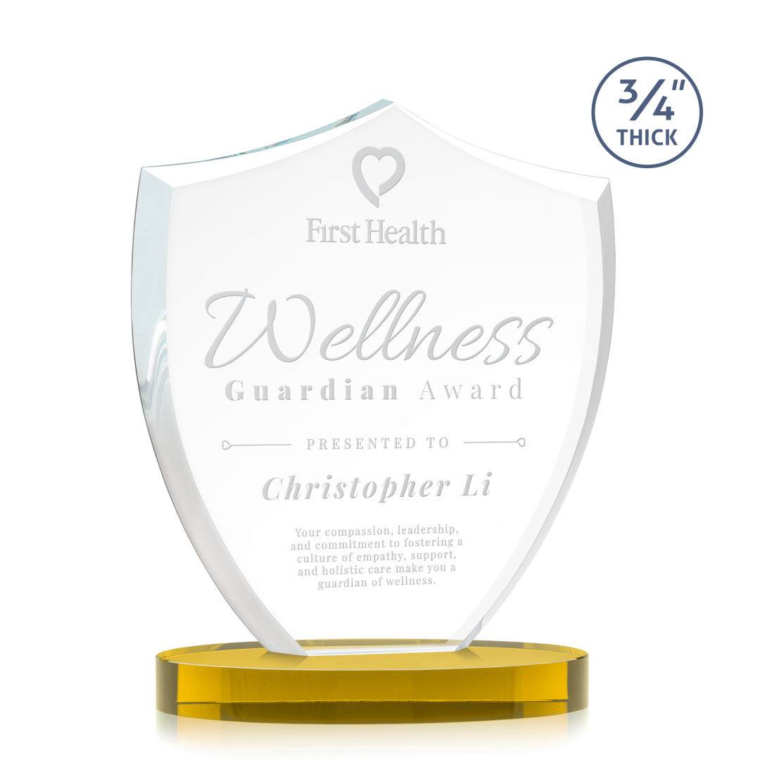 Scudo Shield on Alberton Base - Gold 2
