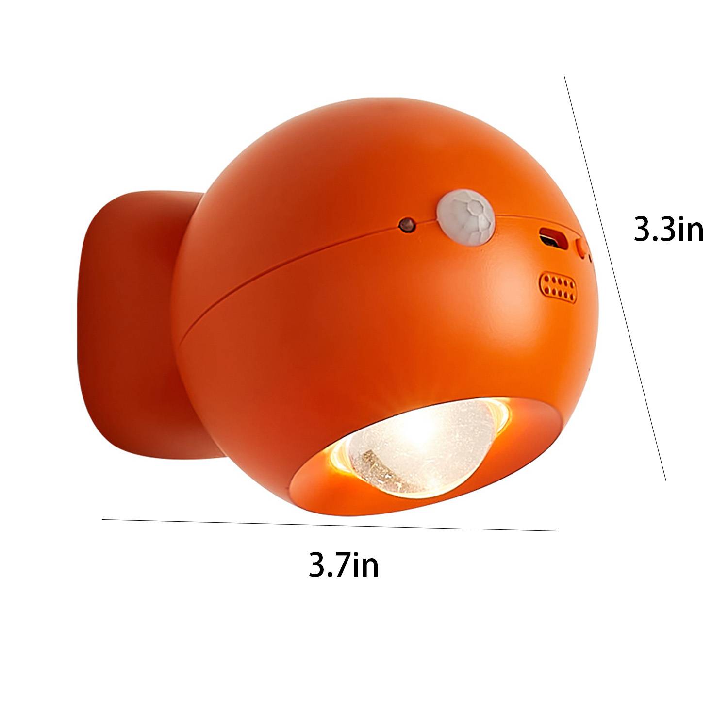 Abs Wall Lamp Nordic Modern Style Magnetic Suction 2