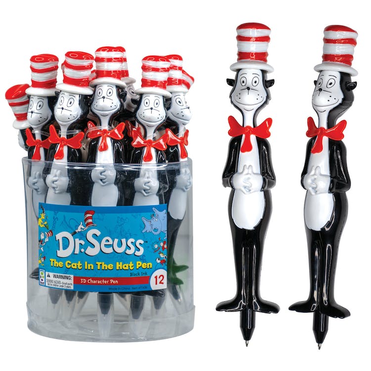 Dr. Seuss Cat in the Hat Pens - Black Ink 1