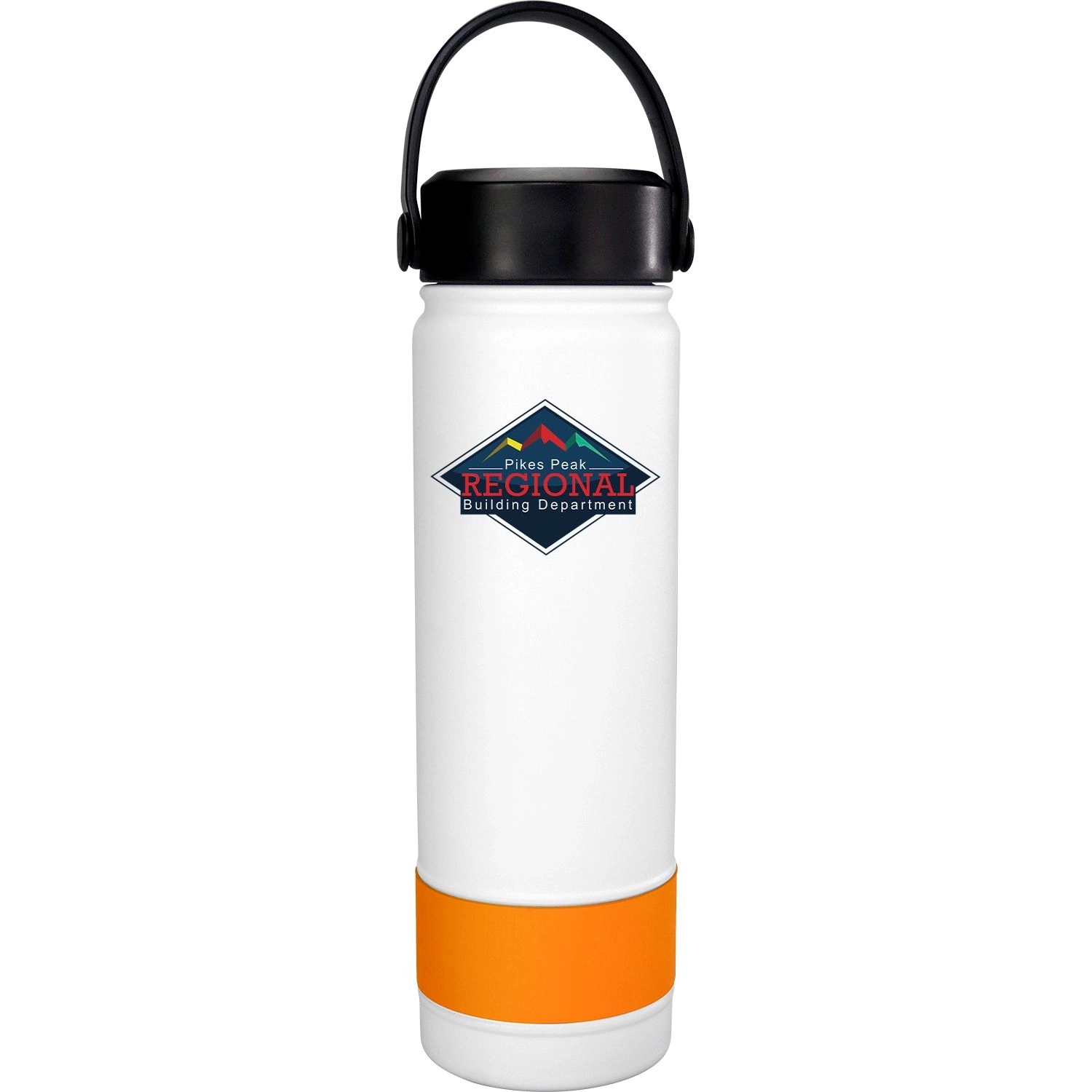 Colorful Metal Top 24 oz. Banded Bottle, custom water bottle with logo imprint 18