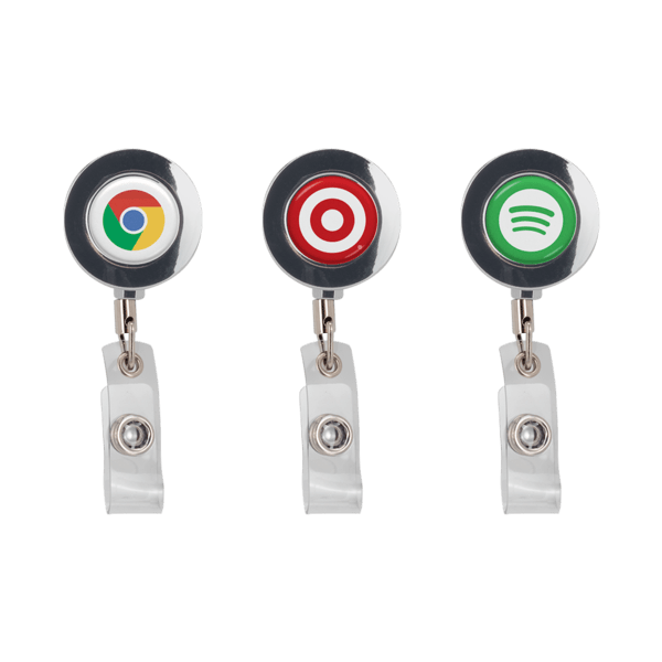 Metal Retractable Badge Reel with Belt Clip 3