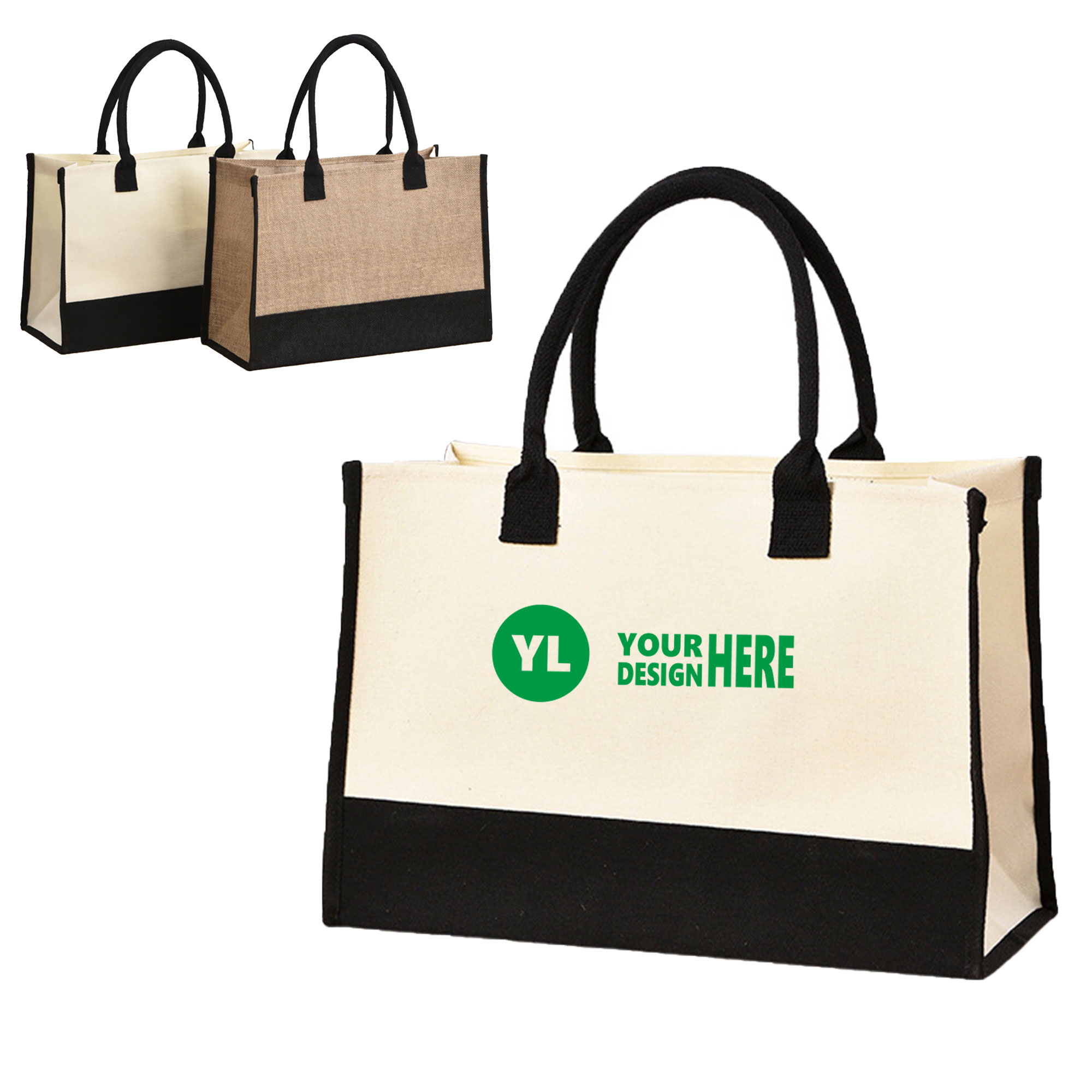 Durable Canvas Handcarry Bag, custom tote bag with logo imprint 8
