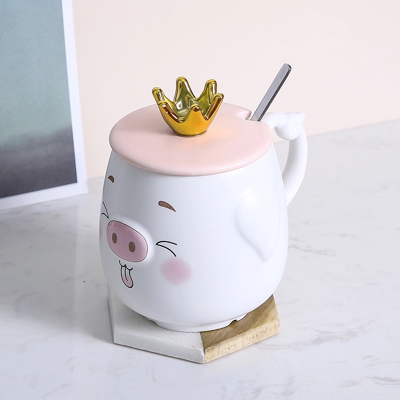 Custom 13 OZ Funny Novelty Pig Coffee Mug 4