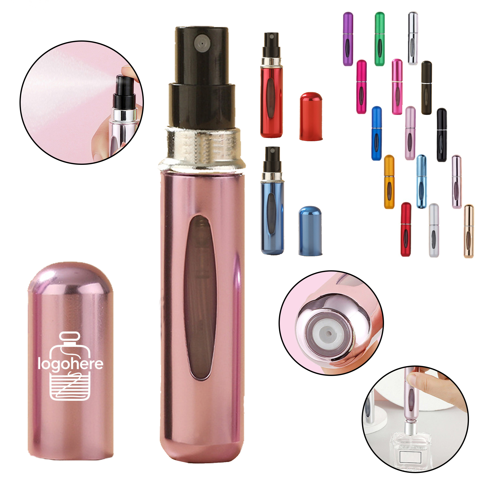 Mini Refillable Scent Sprayer 0.2oz 12