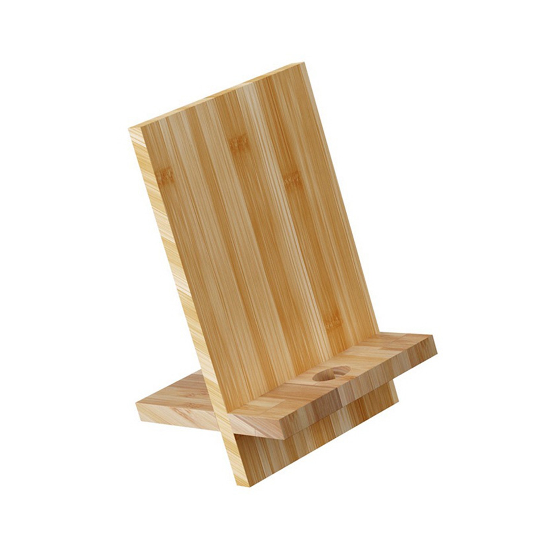 Full Color Eco-Friendly Bamboo Mobile Phone Stand 2