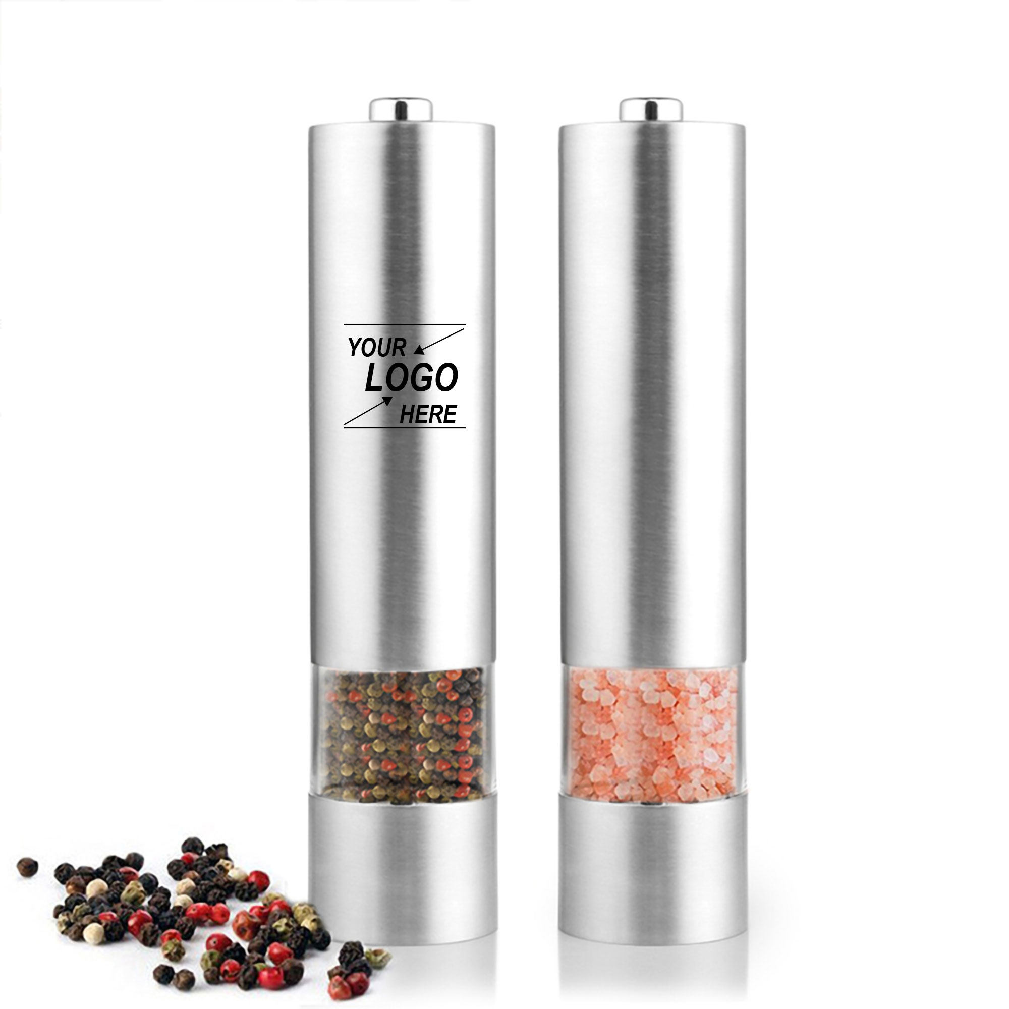 Electric Salt and Pepper Grinder Set