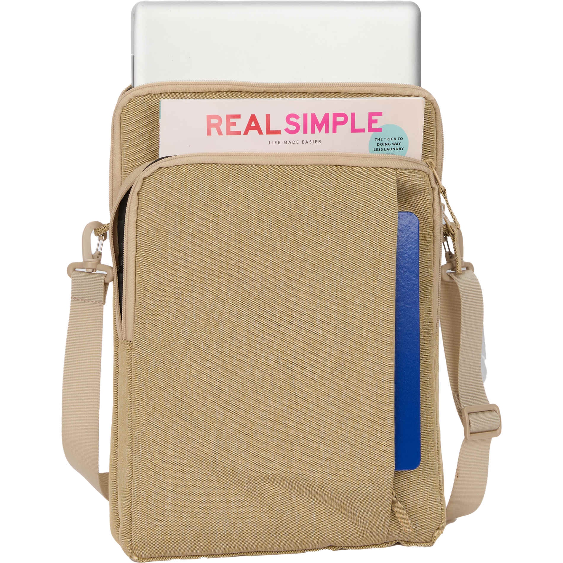 Vertical Recycled Messenger Bag 32