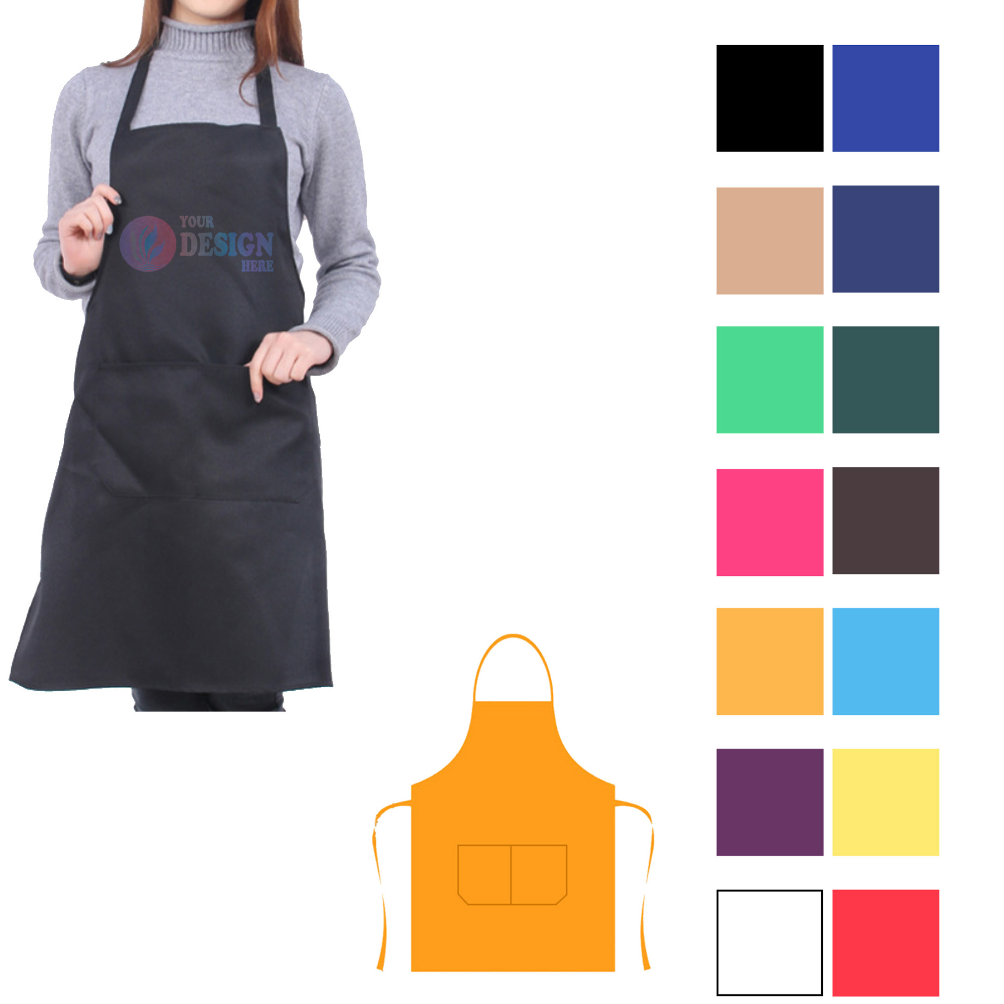 Polyester Kitchen Apron 2