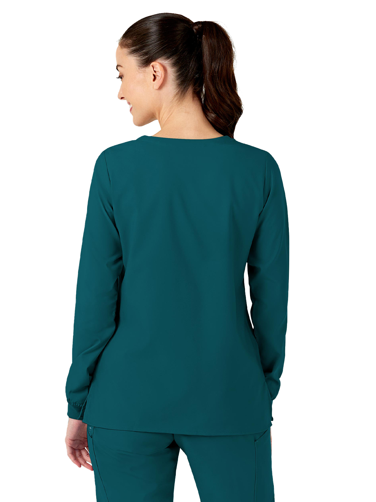 Wink - W123 - Women's Two-Pocket Crew Neck Jacket 8
