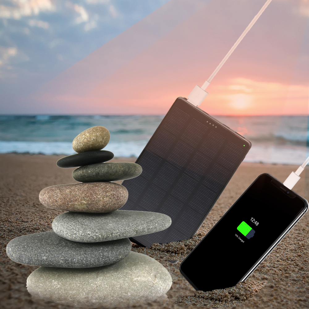 Naples Ultra Slim Solar 10,000mAh Power Bank 9